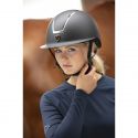 Casque Equi Thème Glint Mat noir mat/argenté